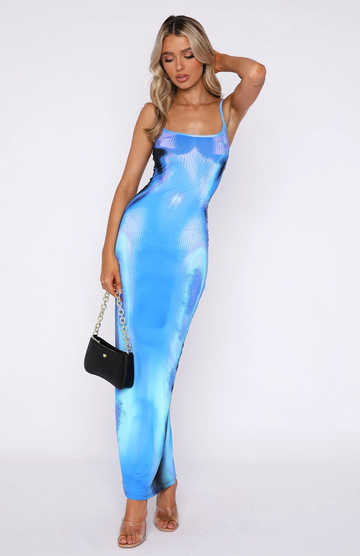 Feeling The Heat Maxi Dress Milky Way - Image 2