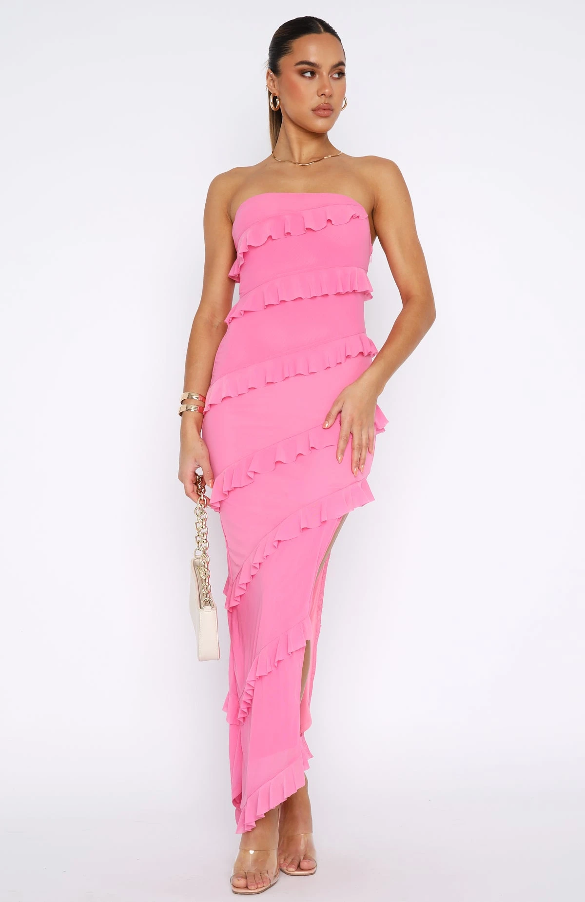 Sweet Desire Maxi Dress Pink - Image 2