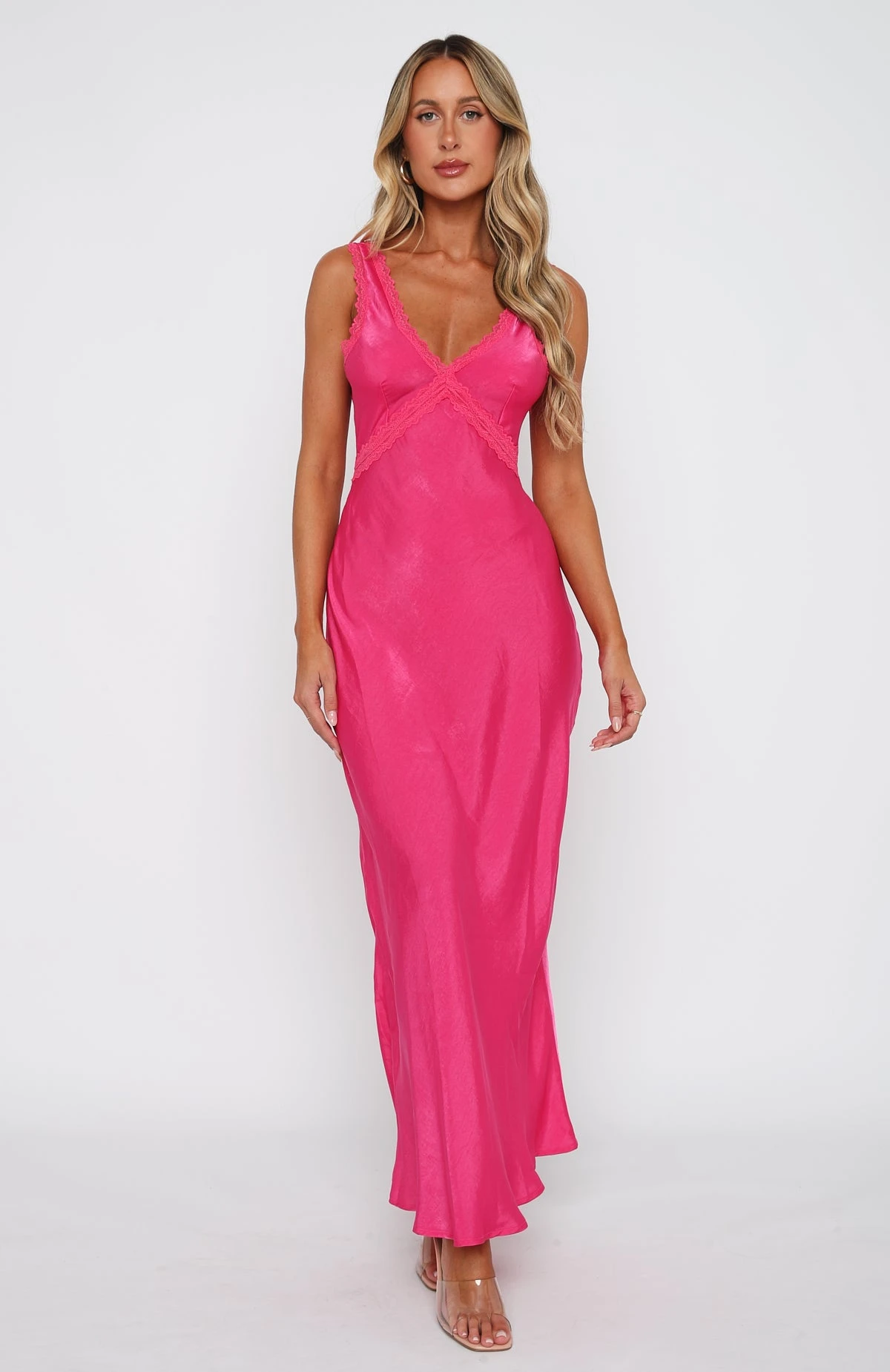 Event Ready Maxi Dress Hot Pink - Image 2