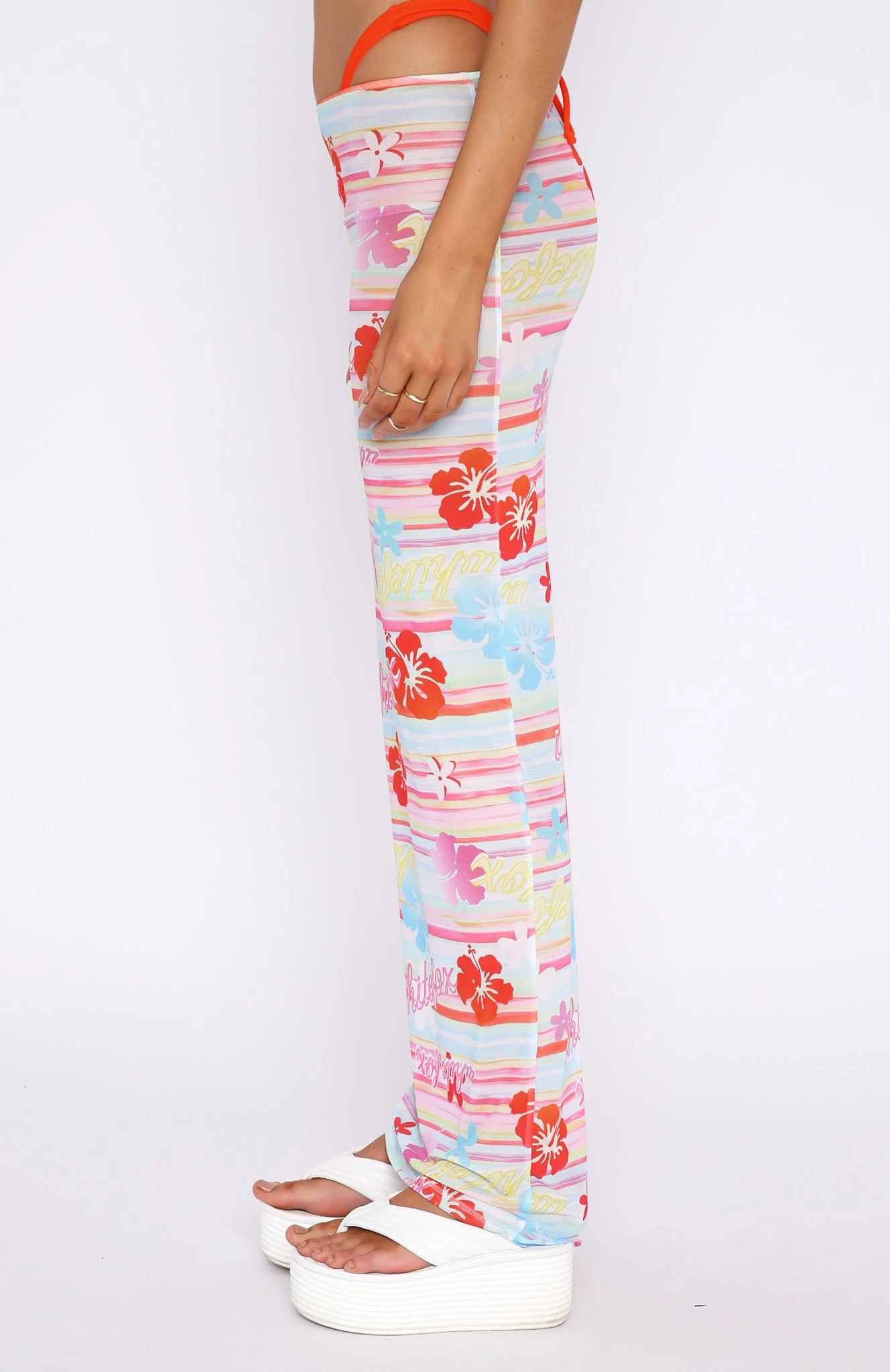 Wanderlust Mesh Maxi Skirt Tropical Horizon - Image 3