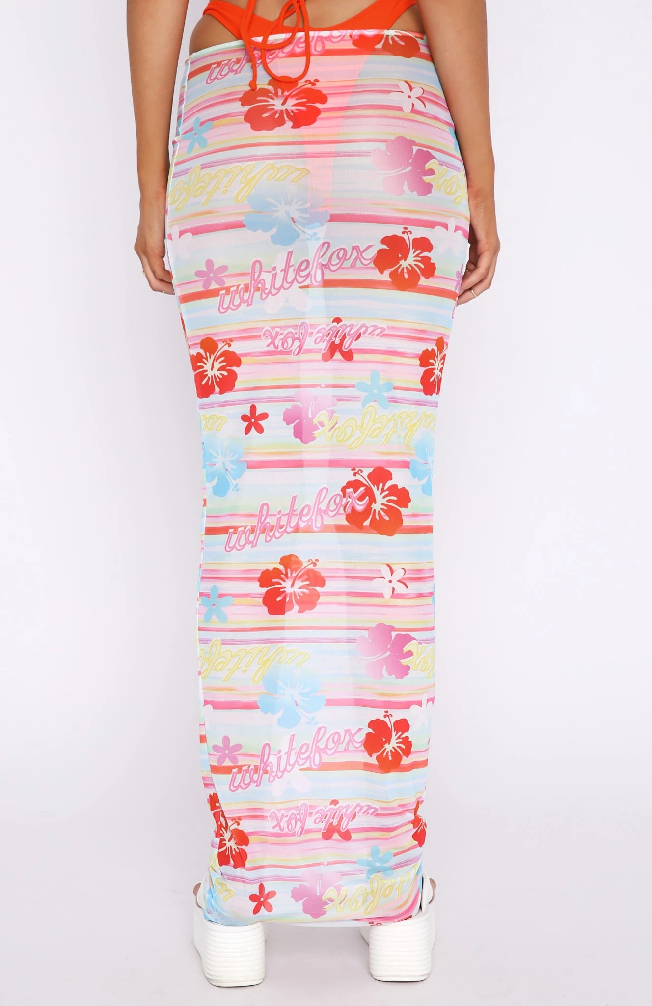 Wanderlust Mesh Maxi Skirt Tropical Horizon - Image 4