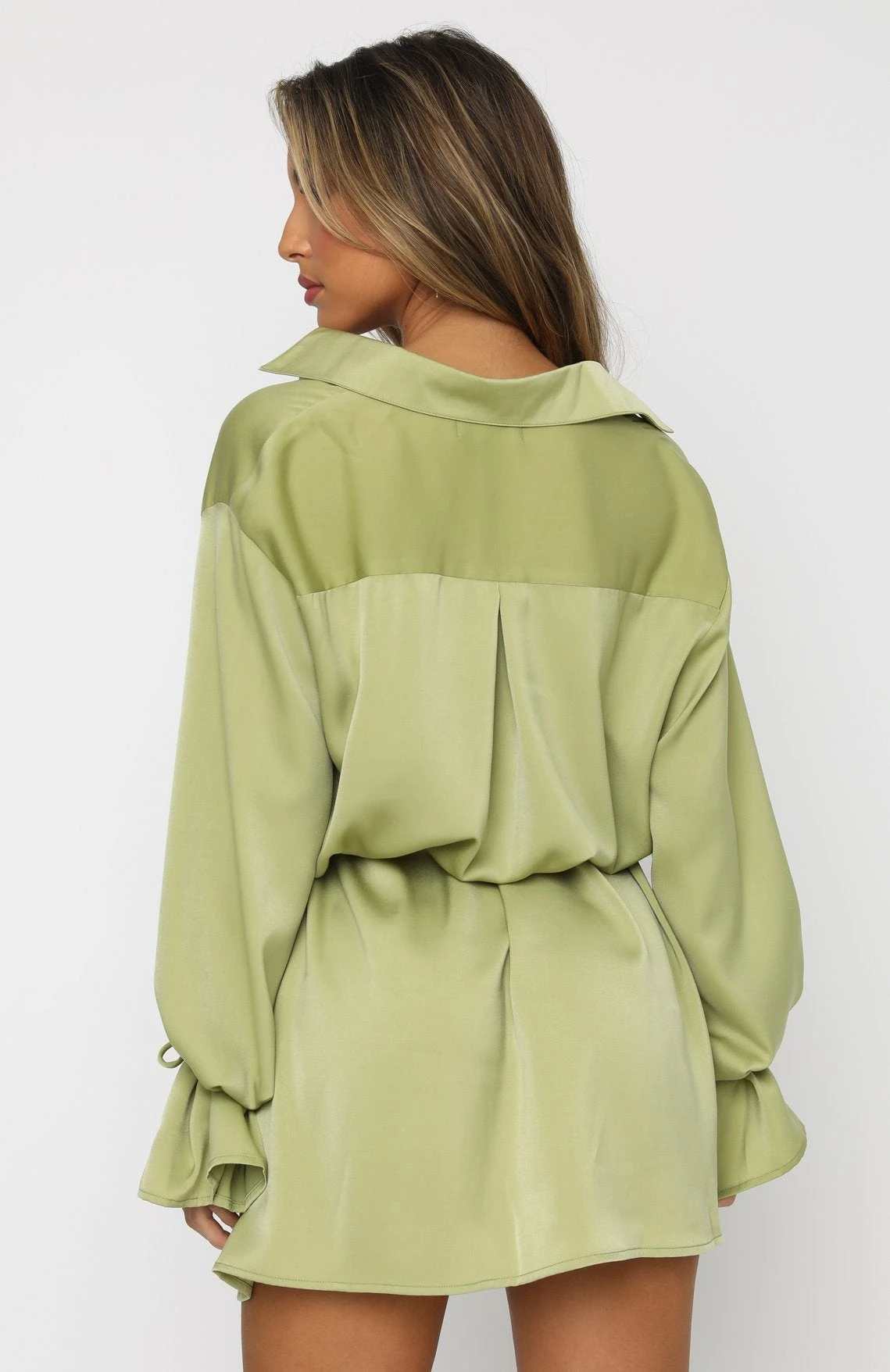 Only Gets Better Mini Dress Matcha - Image 4