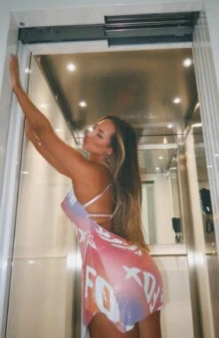 Iconic Image Mini Dress Calypso Whirl