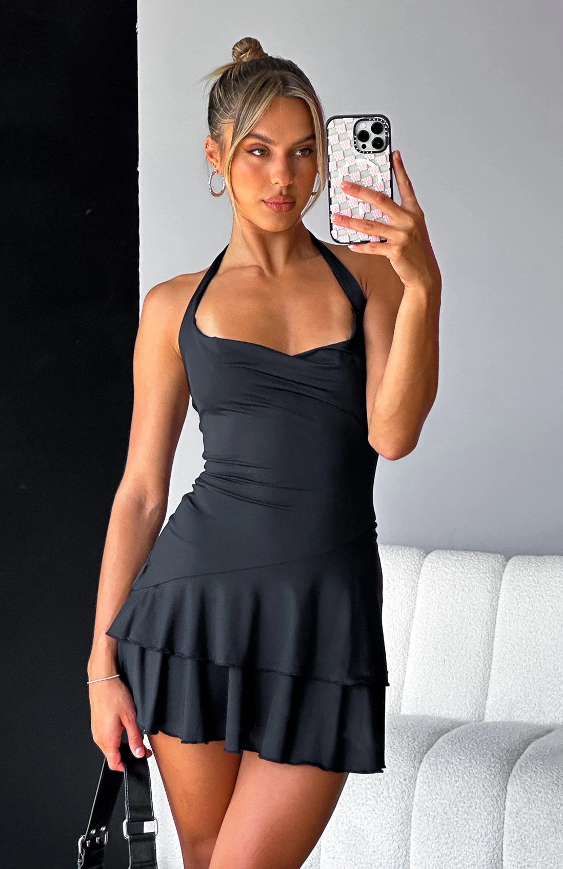 Darkest Secret Mini Dress Black - Image 6