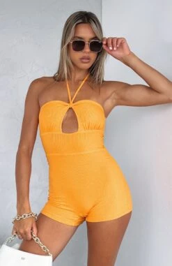 Finer Things Playsuit Mango