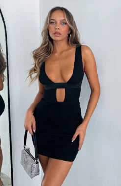 More Than I Should Mini Dress Black