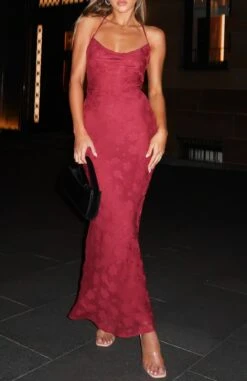 Made For Me Maxi Dress Wine