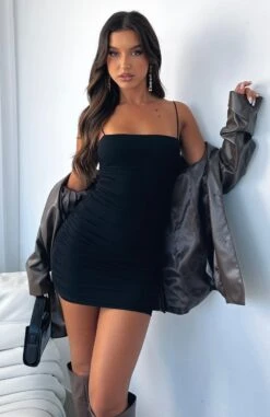 Set The Scene Mini Dress Black