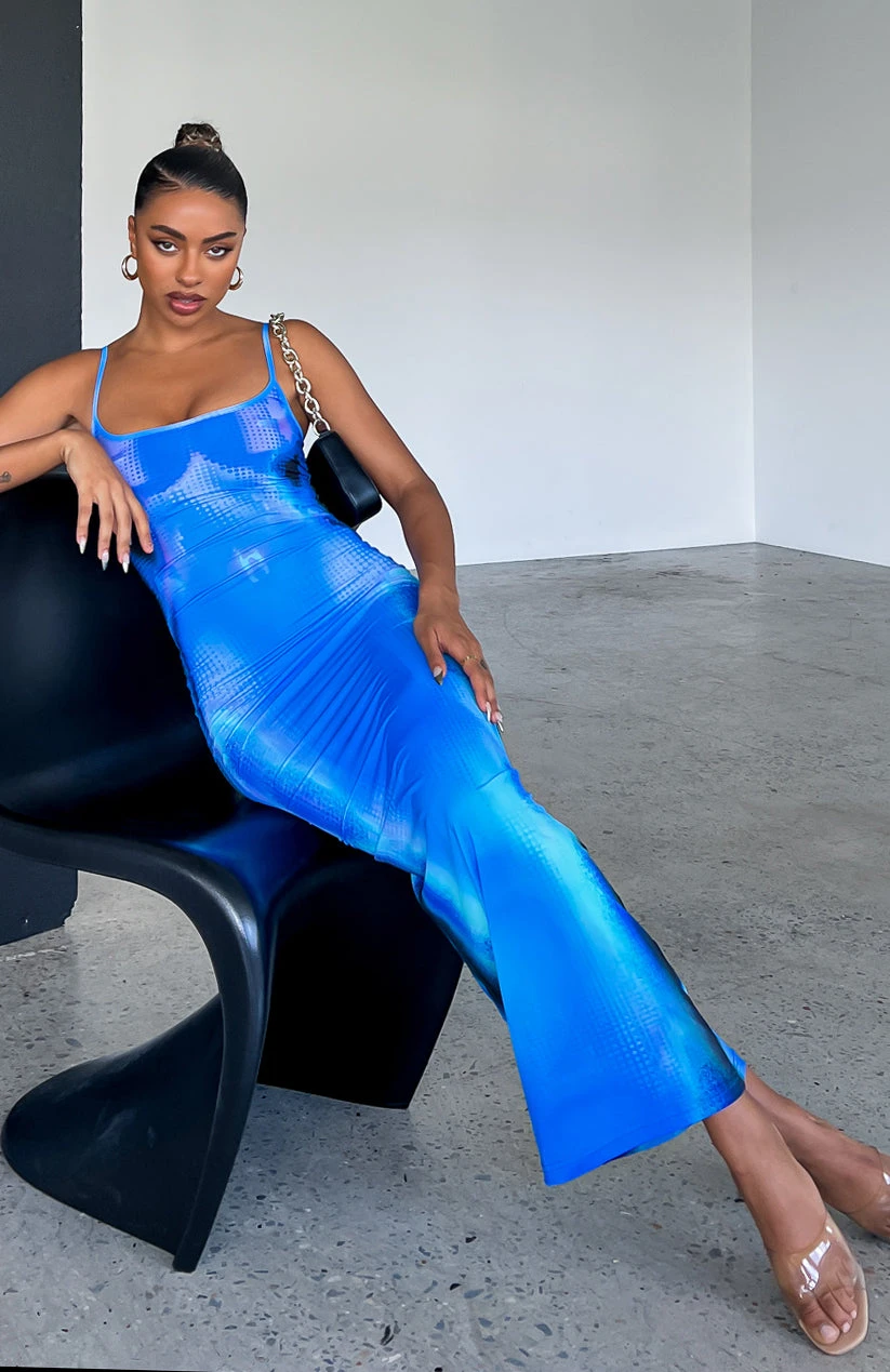 Feeling The Heat Maxi Dress Milky Way - Image 5