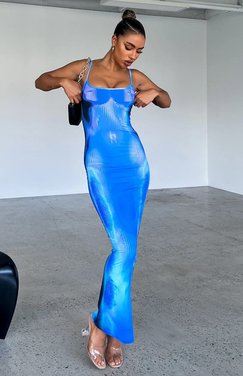 Feeling The Heat Maxi Dress Milky Way - Image 6