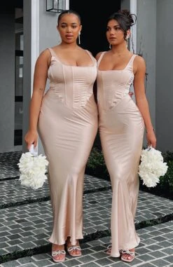 I Wanna Be Yours Maxi Dress Champagne