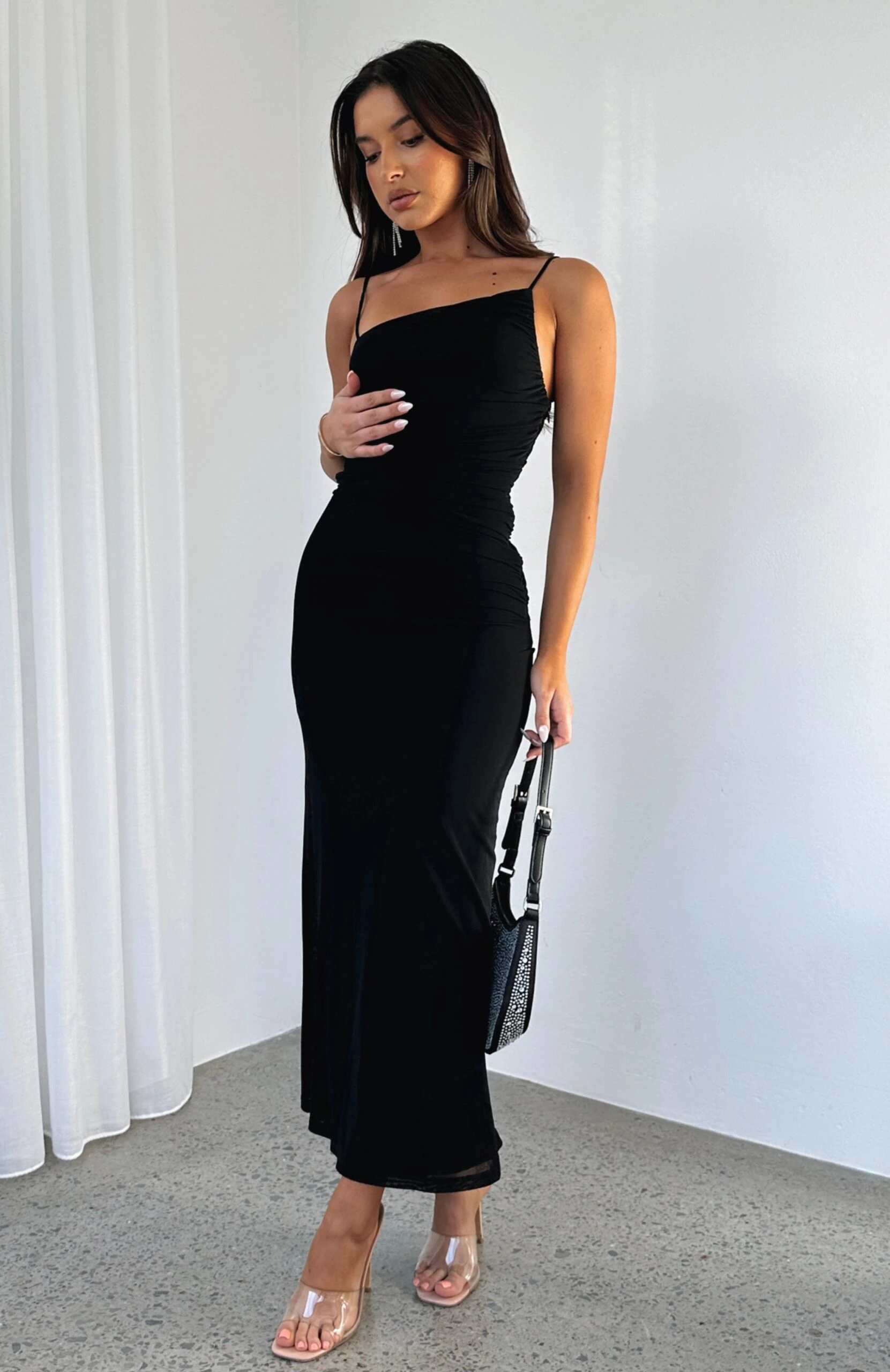 In Style Maxi Dress Black - Image 5