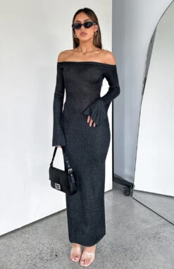 Royals Only Maxi Dress Black