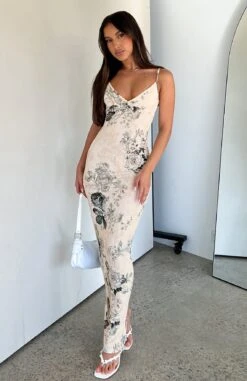 Sorrows Maxi Dress Cream Rose