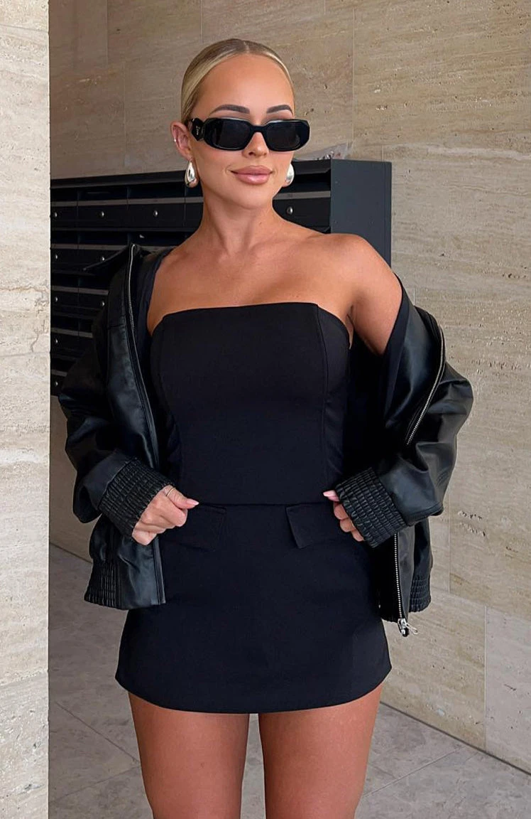 If I Can't Mini Dress Black - Image 10